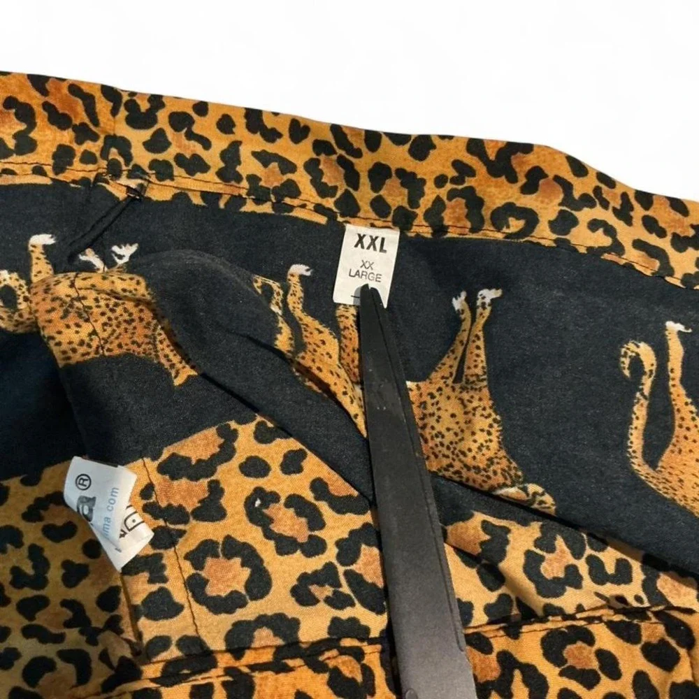 Brown and black cheetah print cover-up wrap #beach #resortwear #summer #safari‎